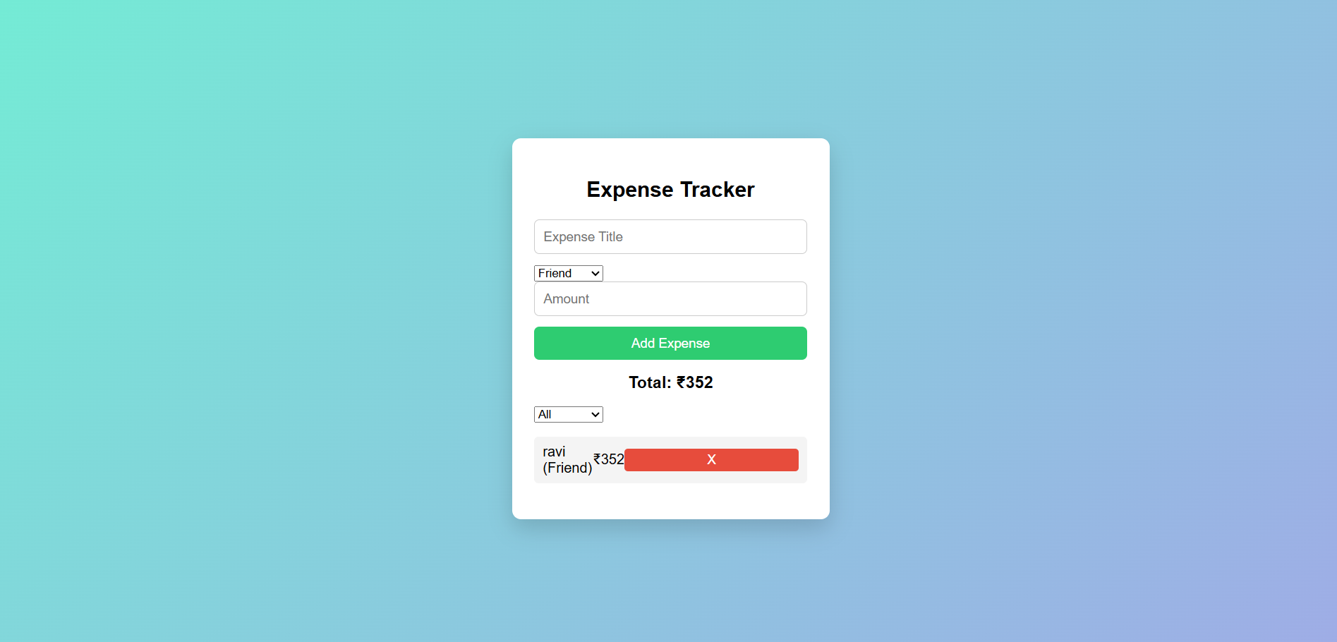 Expenses Tracker image